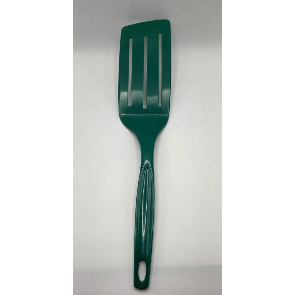Vintage Foley Forest Green Nylon Slotted Spatula Turner Kitchen Utensil USA